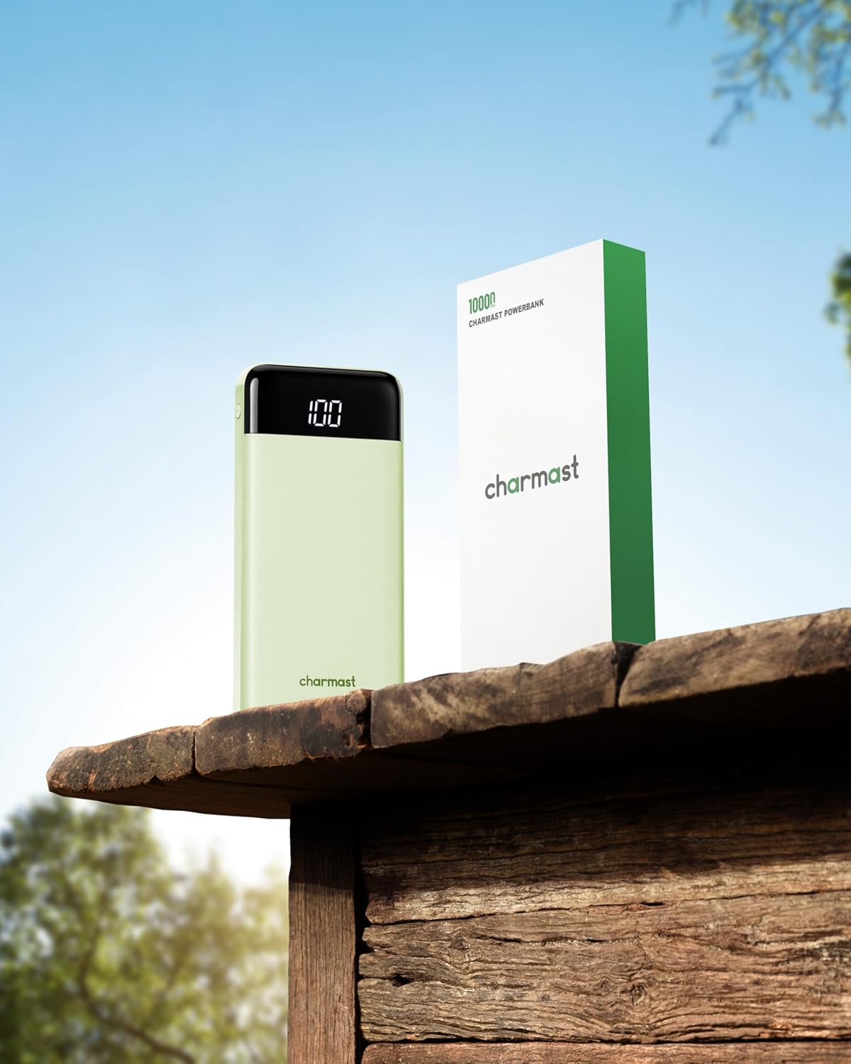 charmast 10000mAh Pack 6 3 3A Portable Charger with Built in Cables, Power Bank with Cords Wires, Slim Travel Battery