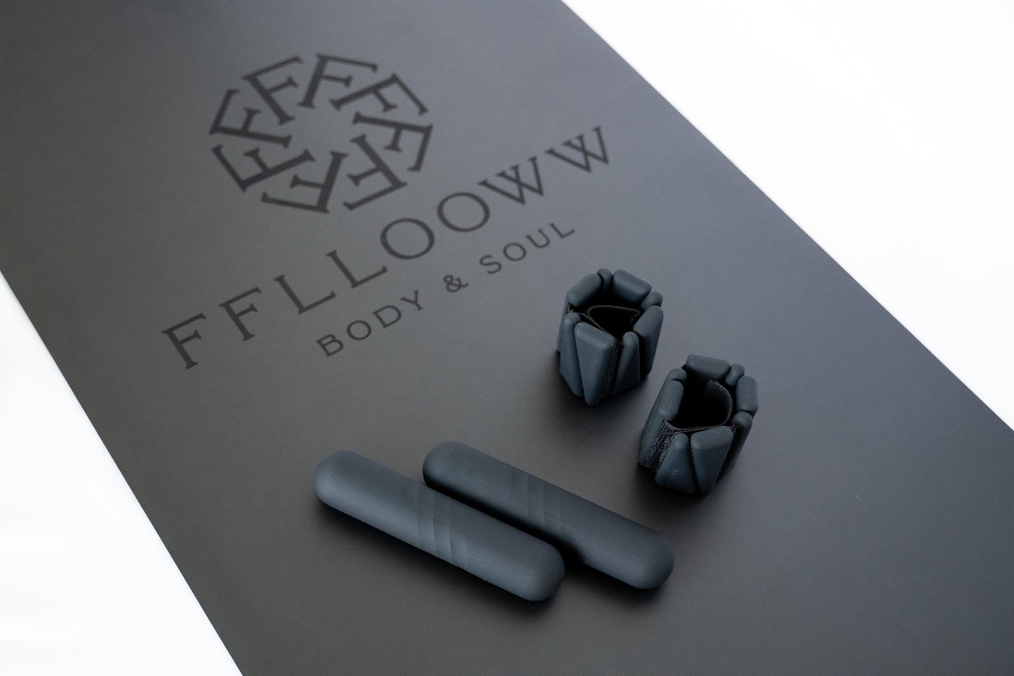 FFLLOOWW Premium Non Slip PU Yoga Mat 72.8” x 26.8” 4.5mm – Eco Friendly Natural Rubber Exercise Mat for Hot Yoga, Pilates & Home Workout with Carry Strap