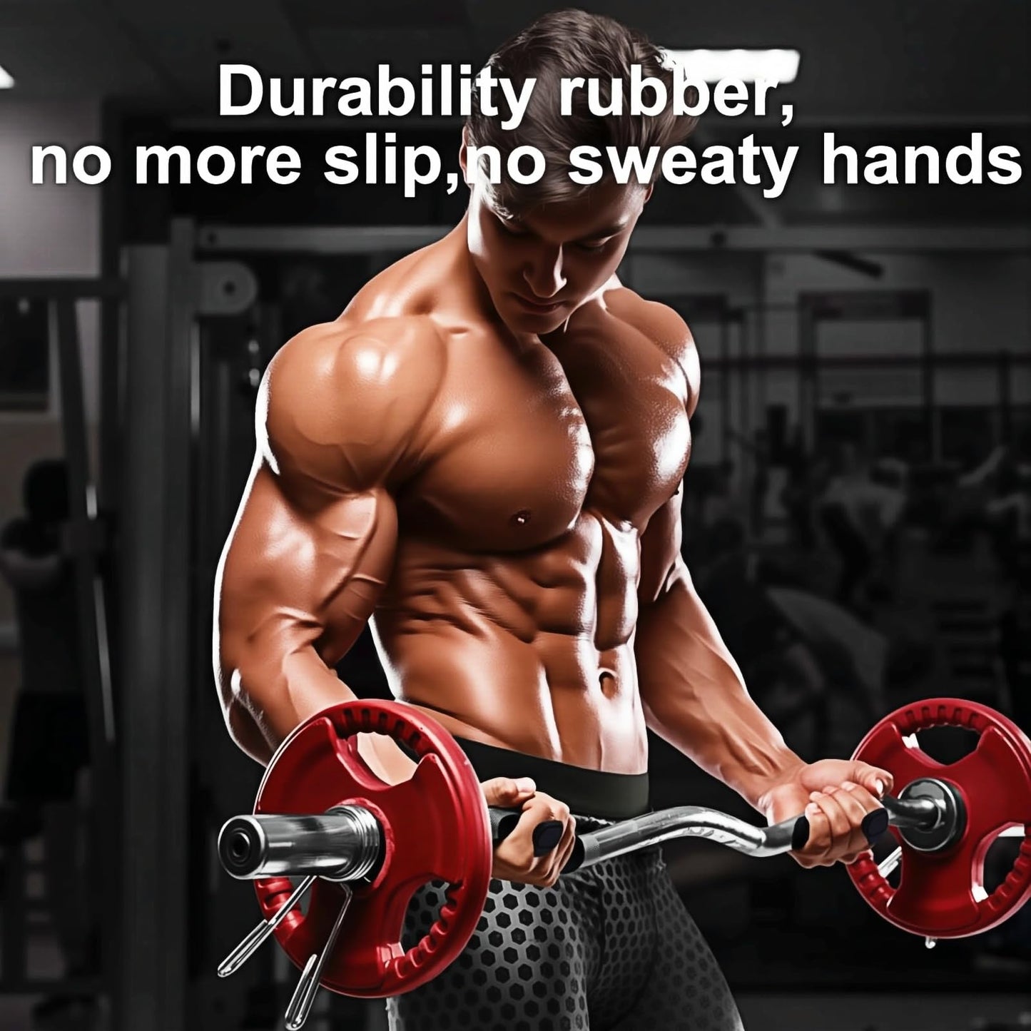 LoKovoXI Gym Grip Pads for Strength Training - Ergonomic Silicone Workout Grips for Weight Lifting, Pull Ups, Deadlift, Dumbbell & Kettlebell Exercise, Non-Slip Palm Protector Gloves for Men Women