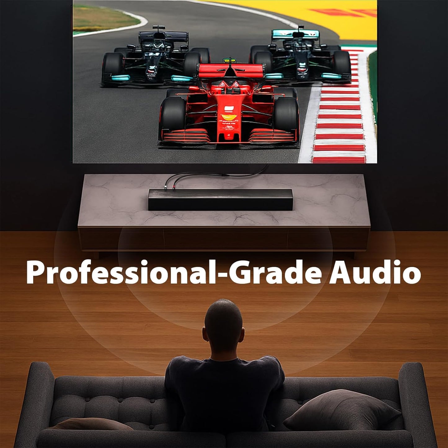 3.5mm 16ft Cyberguys! to RCA Audio Cable, Aux to RCA Cable with Gold-Plated Connectors, Durable PVC Jacket Aux Adapter