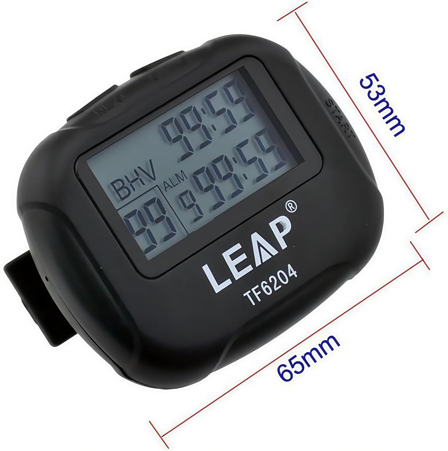 Biscount LCD Digital Large Display Alarm Interval Timer TF6204 Trainning Running Yoga Weight Lifting Running Stopwatch Sports Timer