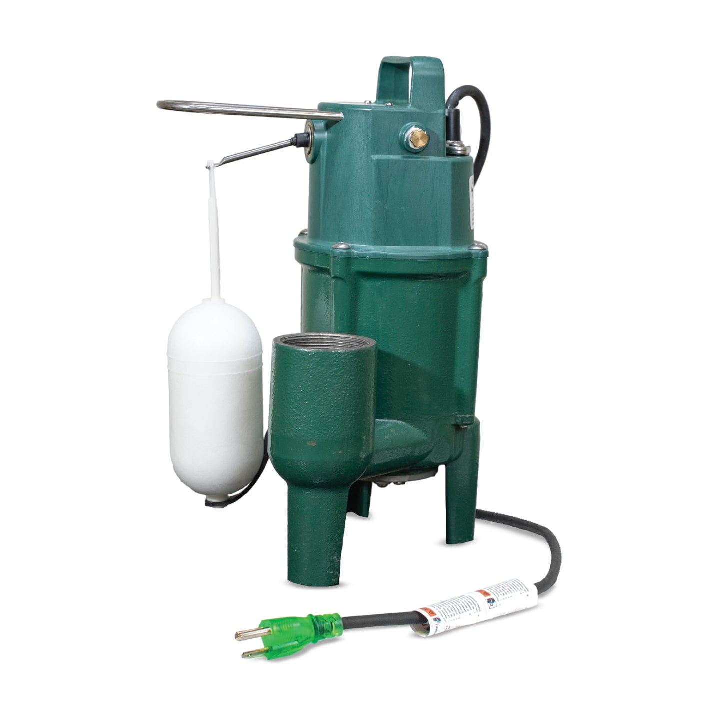 Zoeller M802- Automatic Grinder Pump – Residential Sewage Grinder Pump System - Heavy-Duty Cast Iron Wastewater Pump with High-Torque Cutting System - 115V
