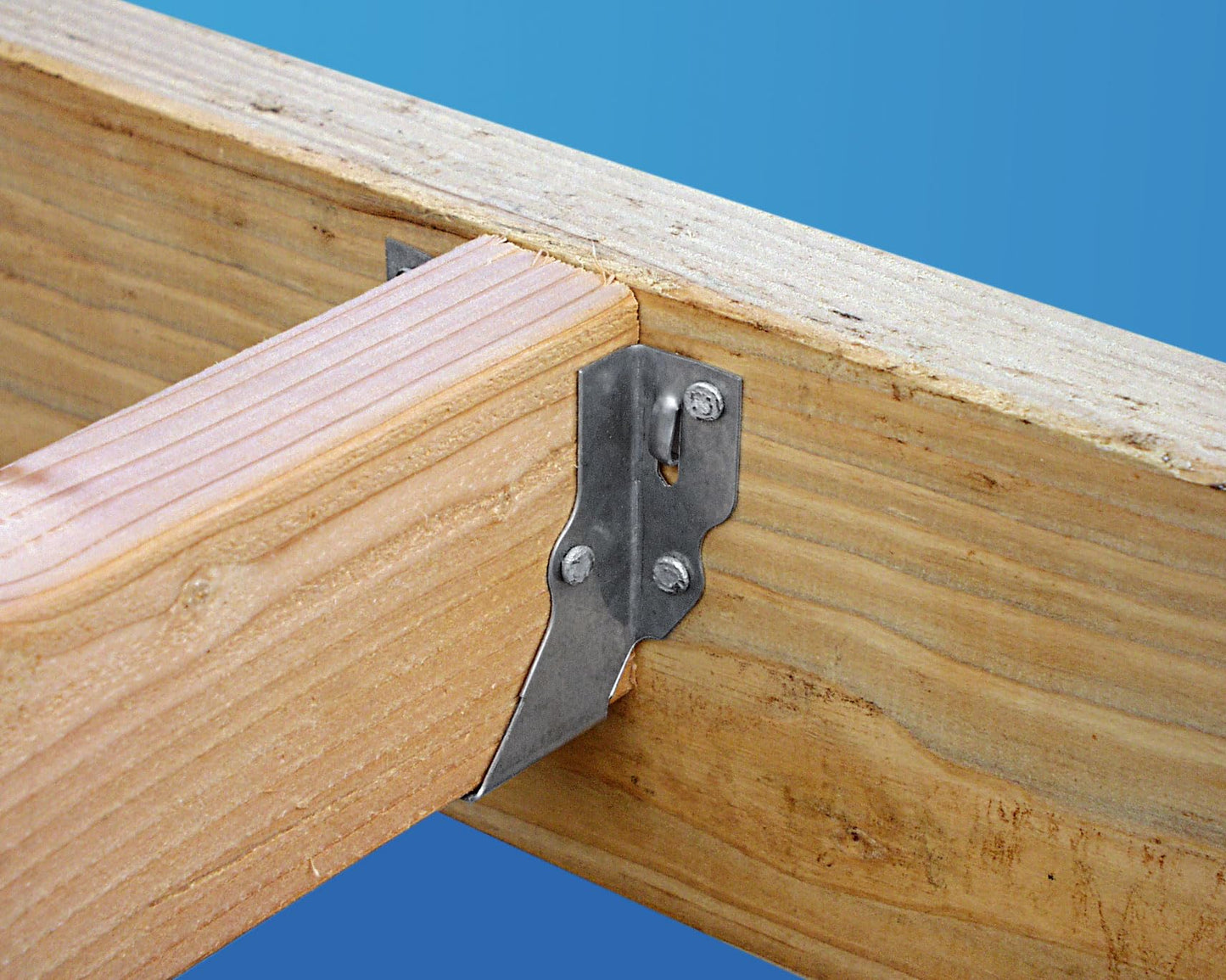 Simpson Strong-Tie LU26 Light Face-Mount Joist Hanger - Wood Construction Connectors, 20 Gauge Galvanized Steel Brackets, Hurricane Rafter Ties, 2x6, 100 Per Pack
