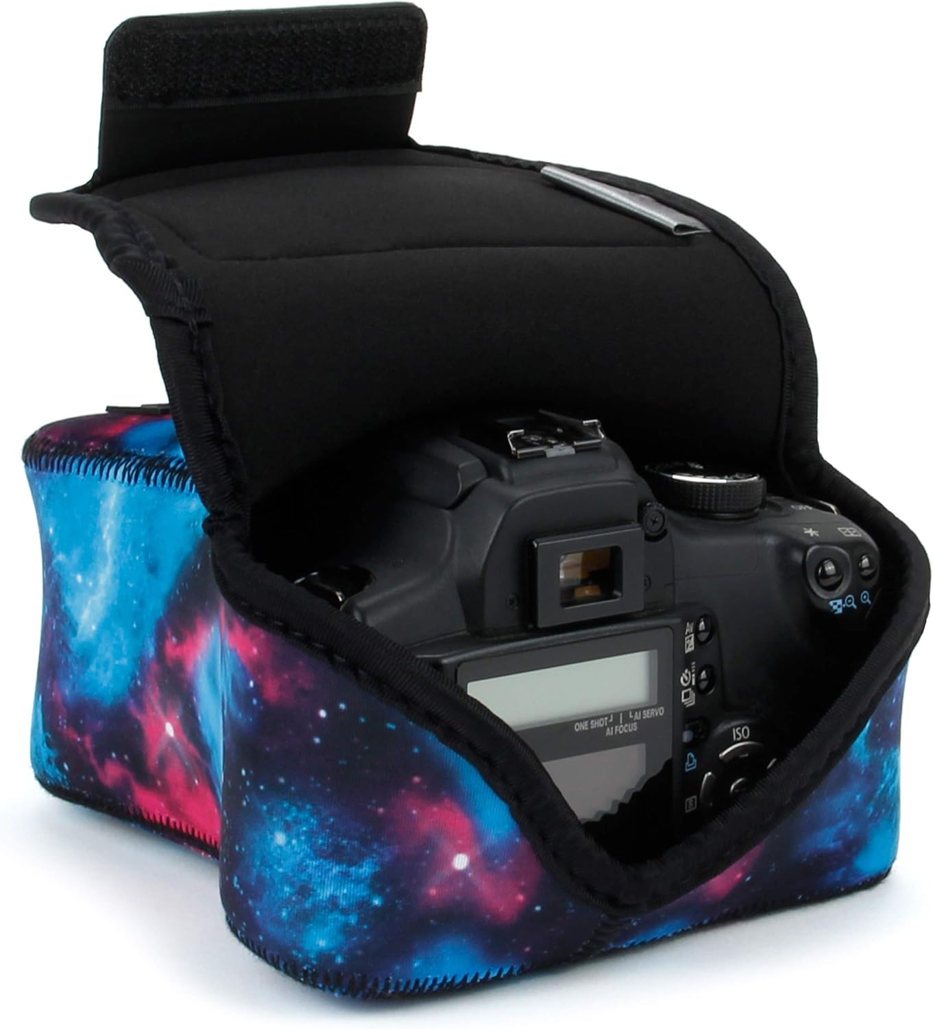 R100 Z30 ZV-E10, USA Gear Camera Sleeve (Medium) for Compact SLRs Compatible with Canon EOS Nikon Sony and more