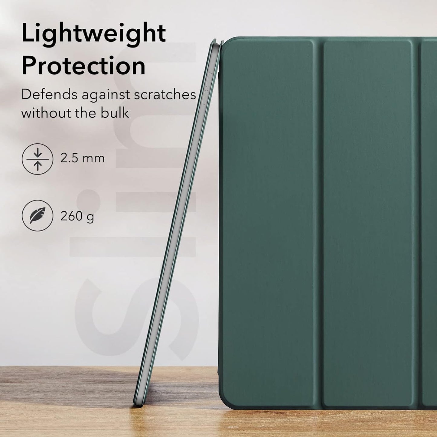 ESR iPad(A16) 11th/10th Case(2025/2022,10.9 Inch), for Generation Convenient Magnetic Attachment, Two-Way Trifold