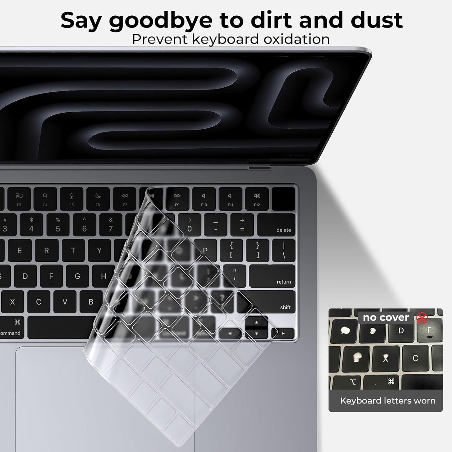 EooCoo 2026 2025 2024 2023 2022 2021 M5-M1 14/16, M5-M2 13/15, 2026 13, Premium Keyboard Cover Skin Protector, Laptop