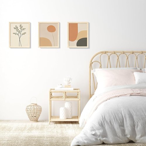 LaVie Home 8x10 Picture Frame - Classic Oak Frame with HD Plexiglas for Vertical/Horizontal Display