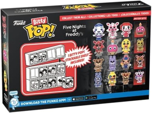Funko Bitty Pop! Five Nights At Freddy's 4-Pack | Collectible Mini Figures - Ballora, Funtime Foxy, Baby & Mystery Mini - 0.9 Inch (2.2 Cm) Gift Idea & Cake Topper