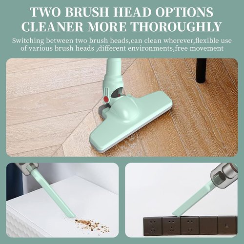 KEROMEE Cordless Vacuum Cleaner - Lightweight 2-in-1 Handheld Stick for Pet Hair & Hardwood Floors