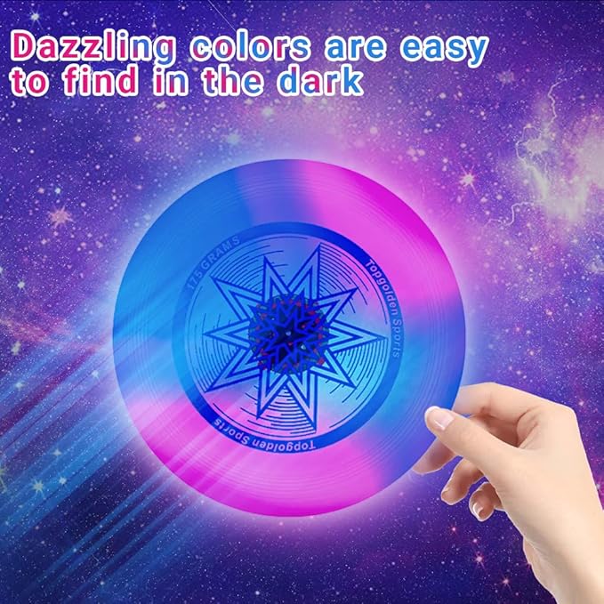 Eastgoing Outdoor Flying Disc 175 Gram, 10.75 Inch Sport Disc ，Loads of Colors Available, Suitable for Competitions, Team Flying Disc for Beach, Park, Pet, Camping and More,