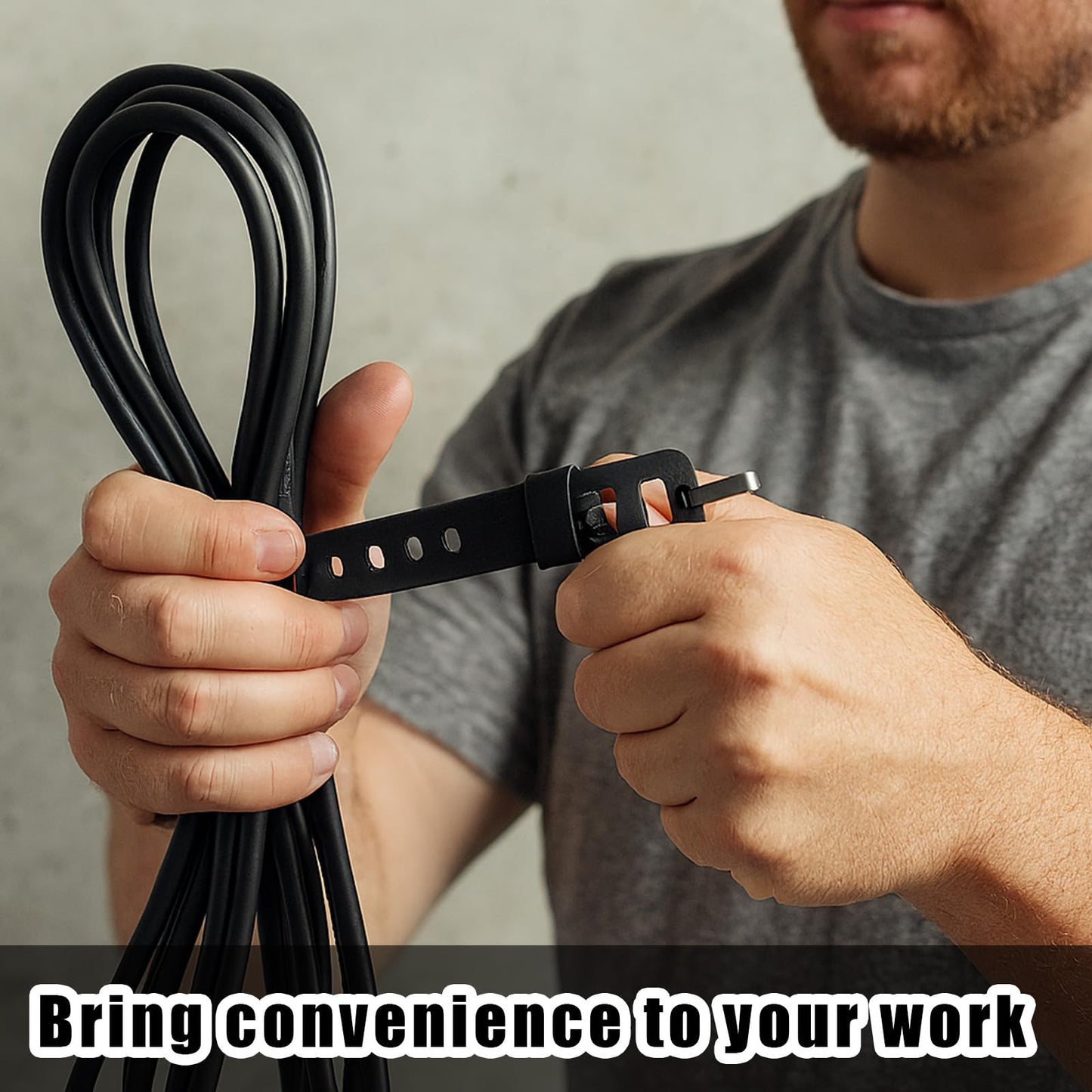 4pcs Utility Straps with Buckle, Rubber Reusable and Adjustable Industrial Gear Tightening Tension Straps for Trucks Cargo and Luggage Cord Ties Securing Quick Cinch Fastening Lashing Tool
