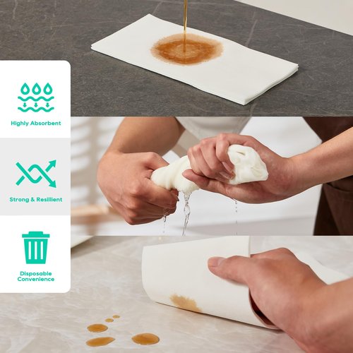 600PACK Disposable Hand Towels for Bathroom, Soft and Absorbent Paper Guest Towels Disposable Decorative Bathroom Hand Napkins for Kitchen, Parties, Weddings, Dinners