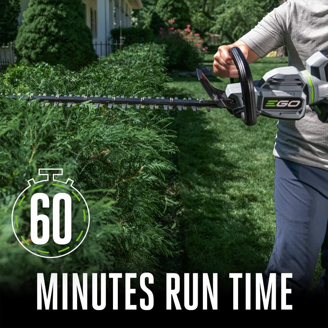 EGO Power+ Hedge Trimmer Cordless, Electric Hedge Trimmer 26", Includes 56V 2.5Ah Battery and Charger - HT2601