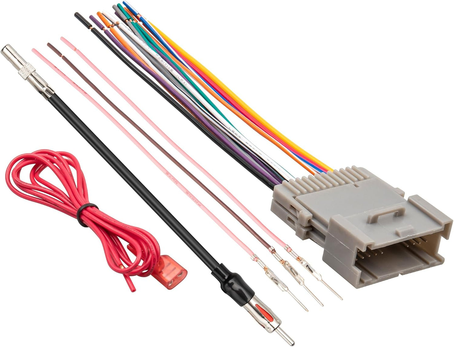 2003-2006 NuIth Stereo Wiring Harness W/Factory Antenna Plug to Aftermarket Radio Connector Kit for Chevy