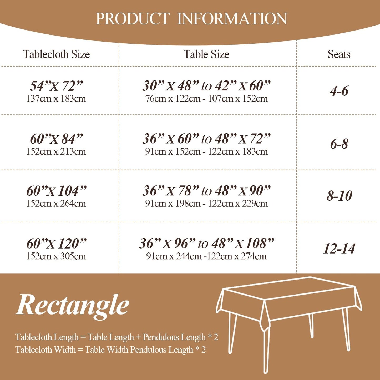 Simple&Opulence Premium 100% Linen Hemstitch Tablecloth-60 x 120 Inch White, Natural Fabric, Rectangular Tablecloth for Indoor and Outdoor Use