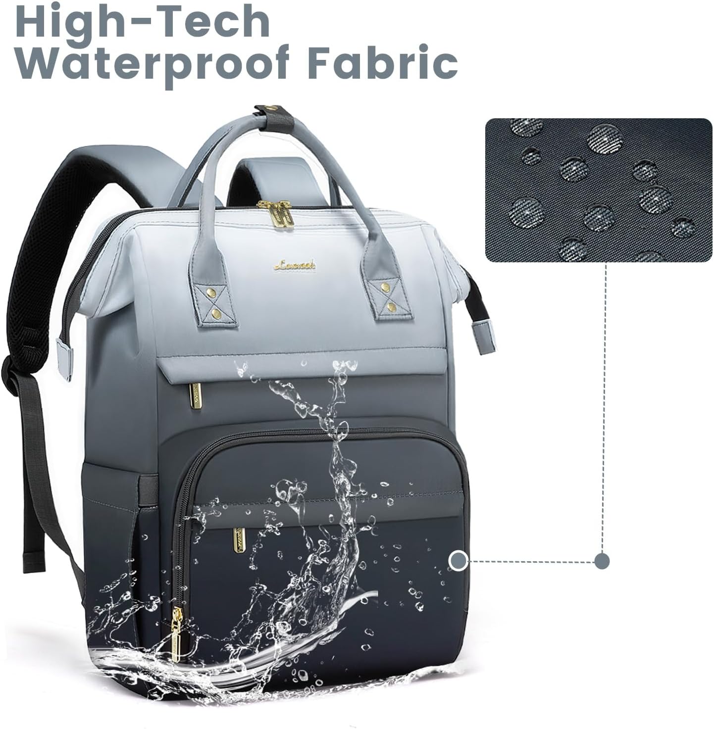 Backpack Women,17.3 Inch Bakcpack Backpack LOVEVOOK Gradient Laptop for Work Computer Purse Laptop Bag With Anti-Theft