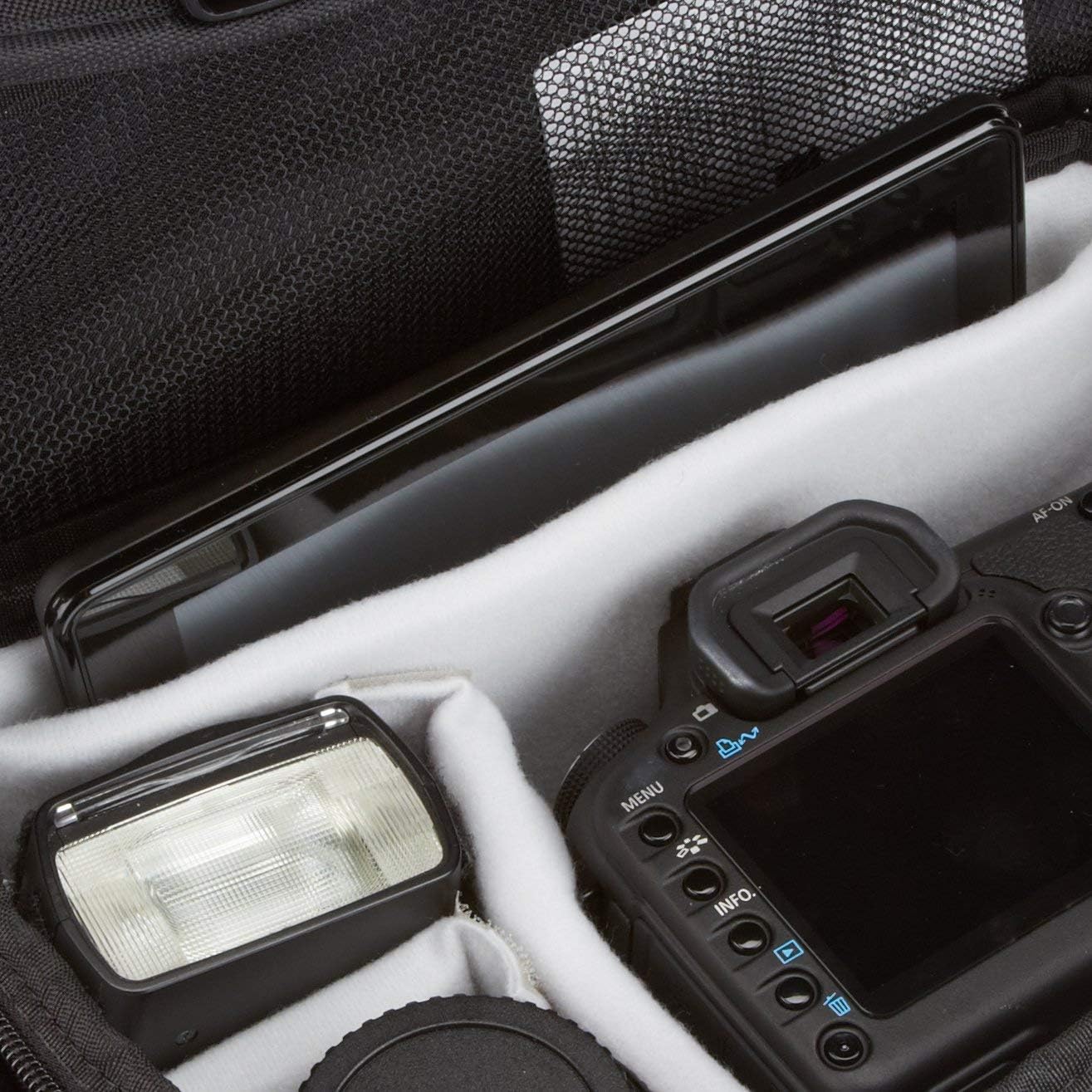 Large DSLR Camera Bag with Grey Interior