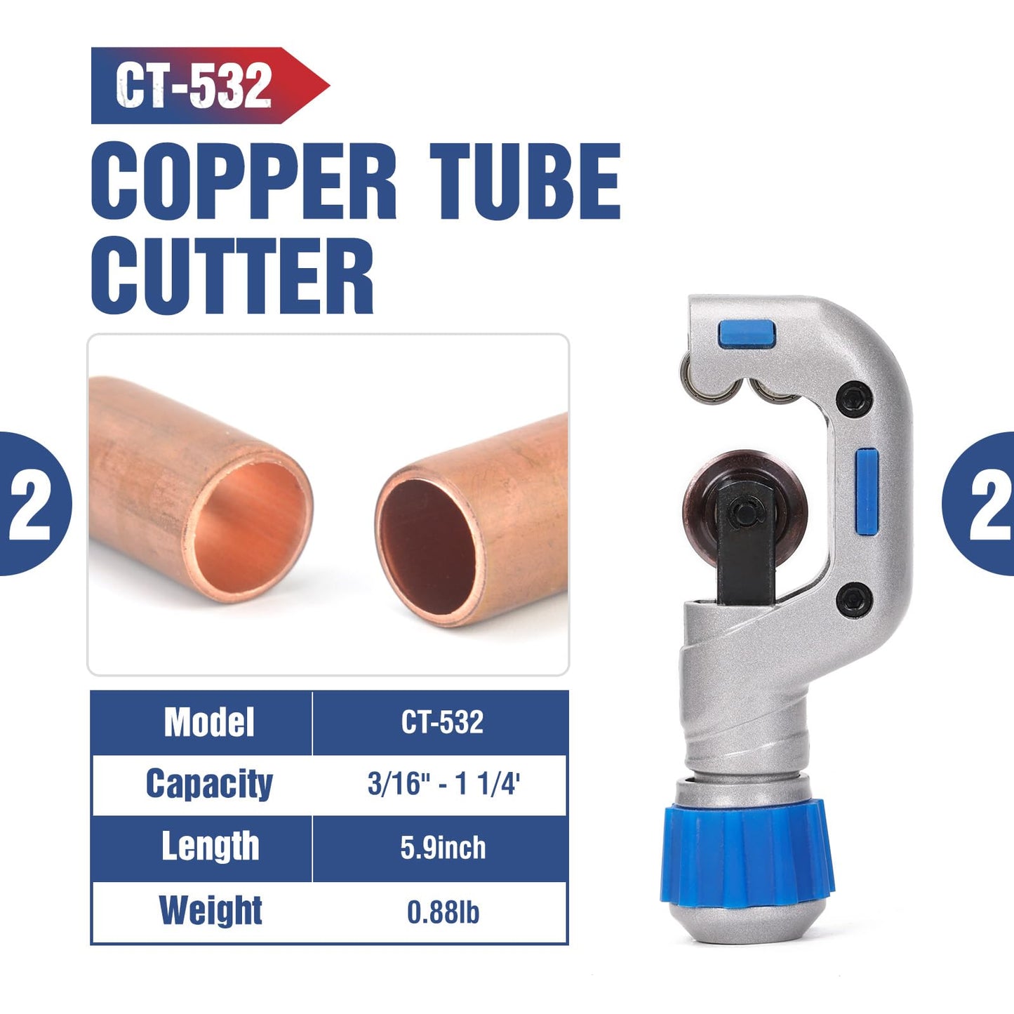 iCrimp IWS-1632CF Copper Pipe Press Tool Kit for 1/2-in, 3/4-in and 1-in Viega Propress Fittings, Driven by Socket Wrench or Impact Wrench