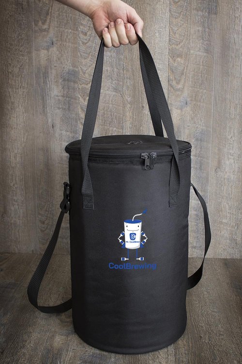 Keg Cooler. Beer Cooler for 2.5 Gallon Keg, Corny and Cornelius Kegs from Cool Brewing. CoolBrewMini