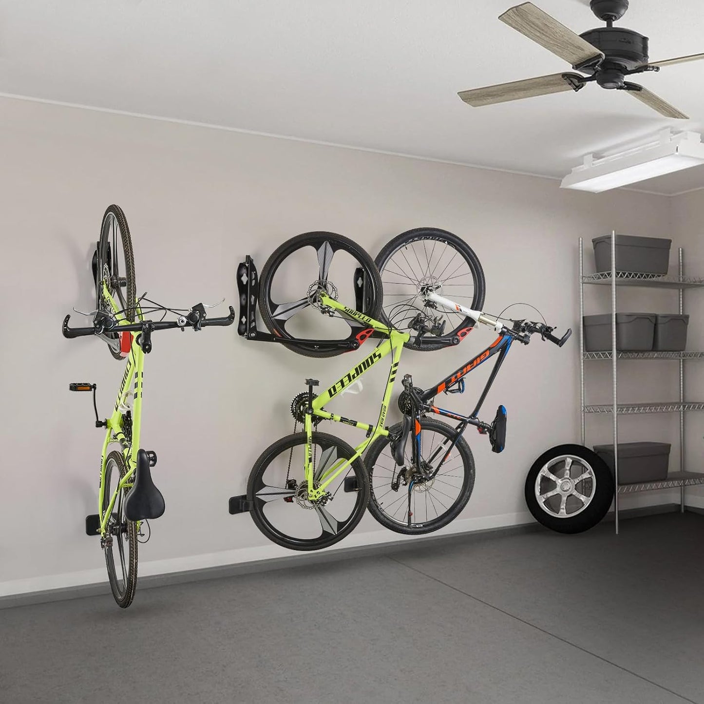Ultrawall BIKEPAL Swivel Bike Rack - Effortless Wall-Mounted Storage for Home & Garage