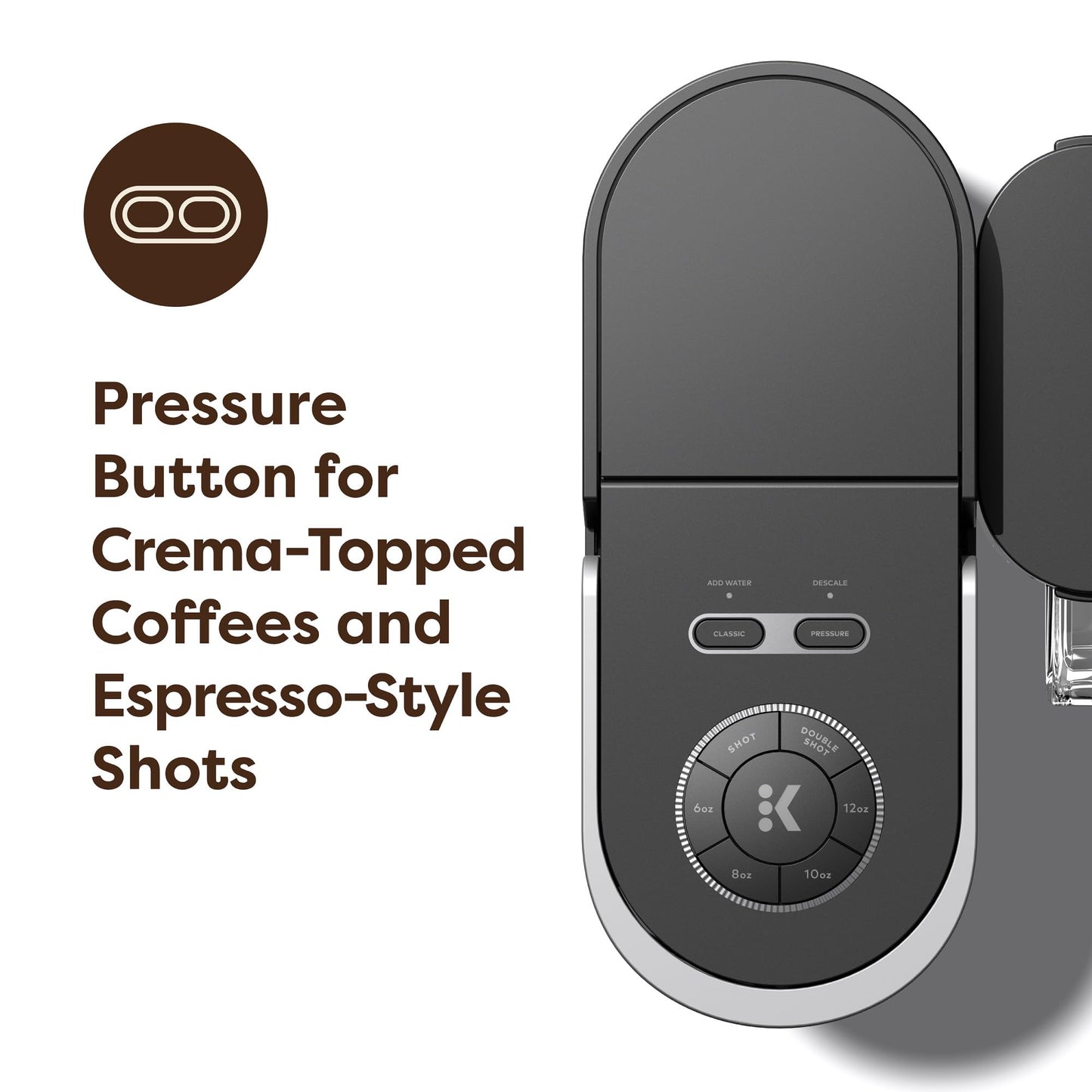 Keurig K-Crema Single Serve Coffee Maker