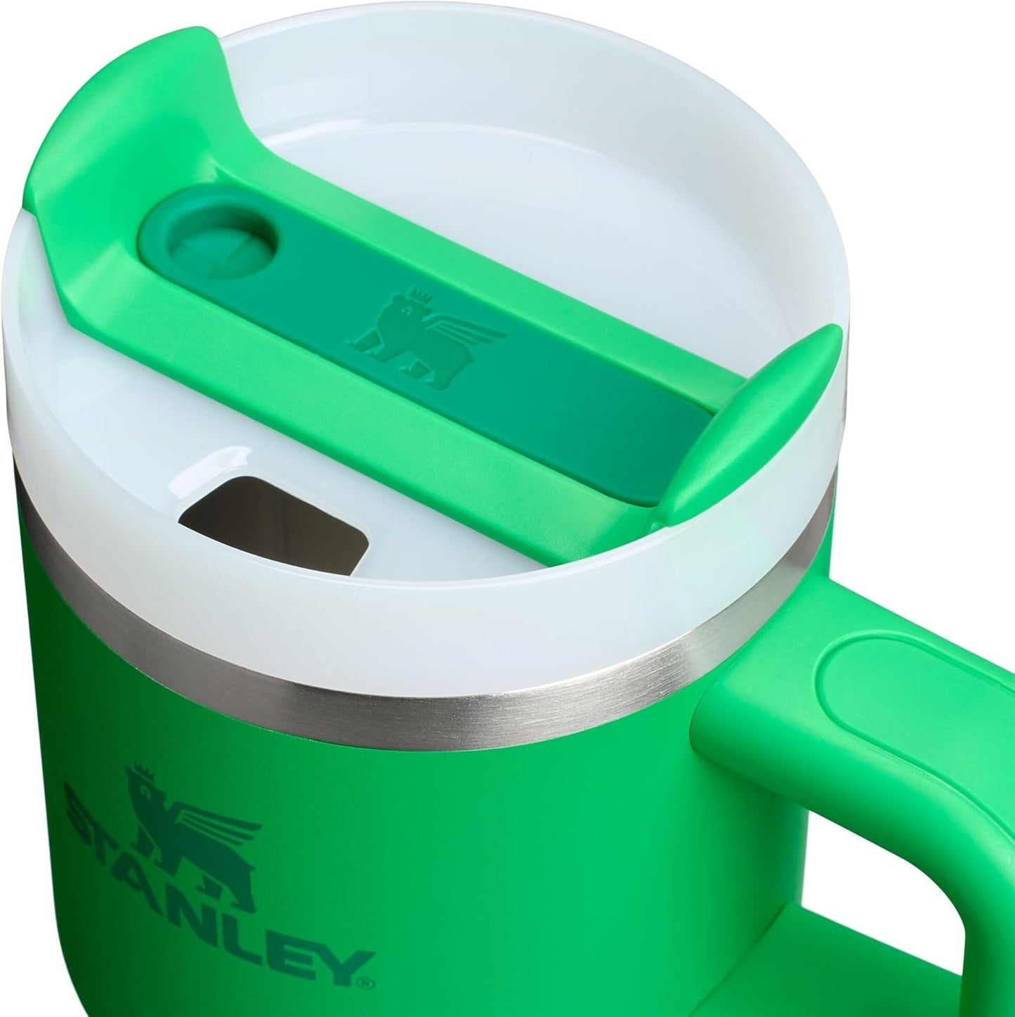 STANLEY Quencher H2.0 Tumbler - Insulated 20 oz Stainless Steel Cup with Handle & Straw | Meadow Color