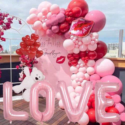 40" Pastel Pink Letter K Balloon - Large Foil Helium Balloon for Birthday, Graduation & Party Decor