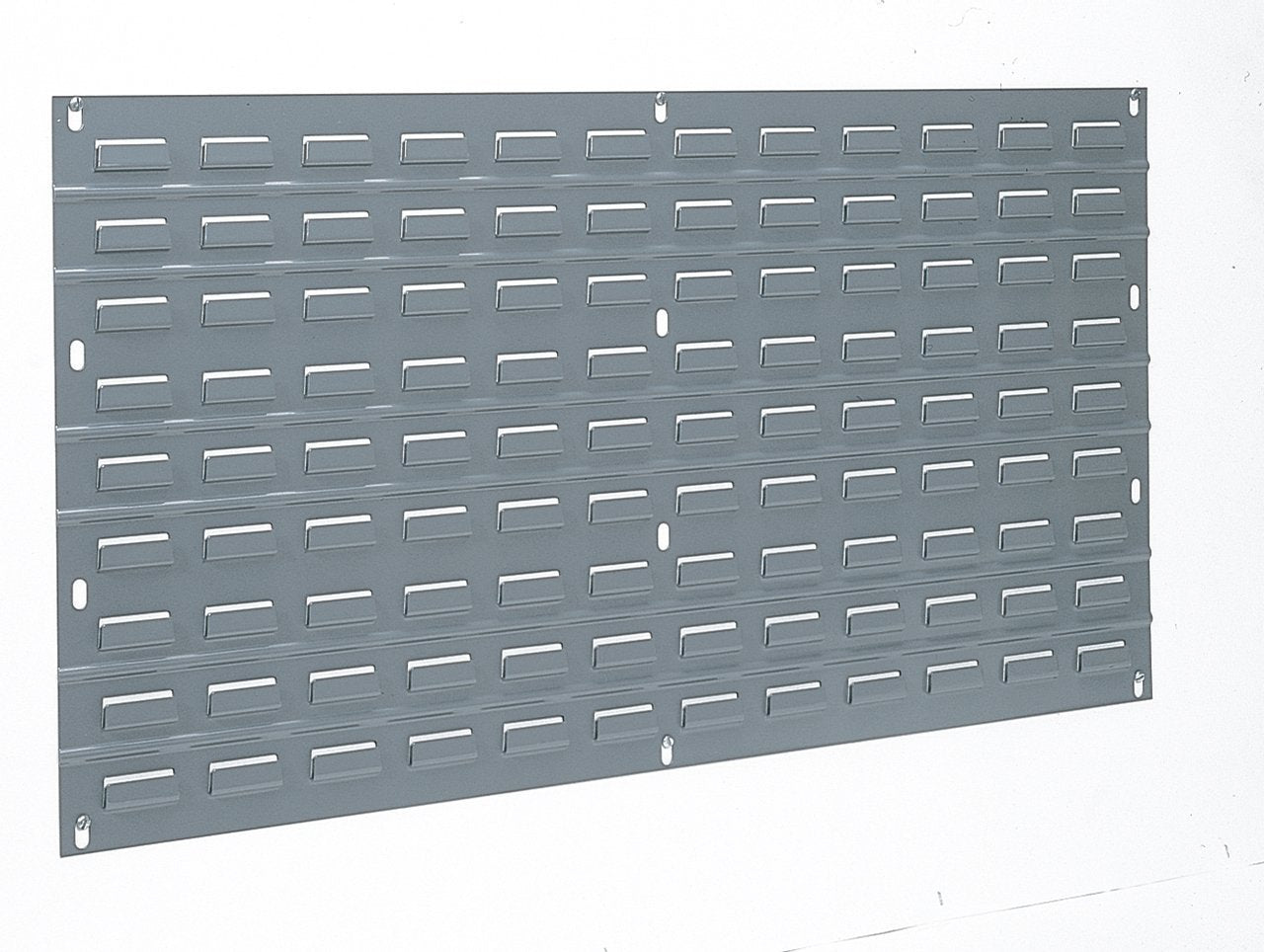 Akro-Mils 30136 Heavy Duty Wall Mount Garage Storage Steel Louvered Panel | Wall Storage Bin Hanging Organizer System for AkroBins, 36-Inch W x 19-Inch H, 4 Pack, Grey