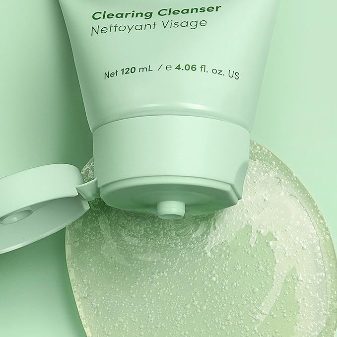 Sand & Sky Oil Control Gentle Face Cleanser with AHA & BHA - pH-Balanced Blemish Cleanser, Reduces Redness, For Oily Skin & Breakouts, 4.2 fl oz