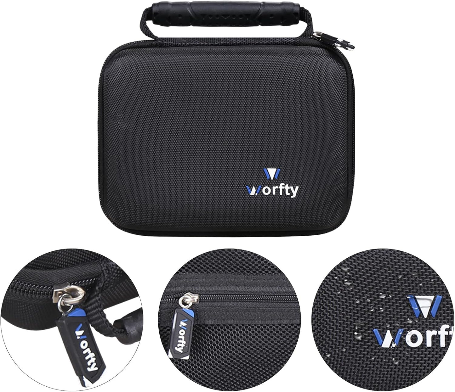 worfty 6 AX3000 AX1500 Case for TP-Link Dual-Band Wi-Fi / Travel Router - Hard Travel Protective Carrying Storage Bag