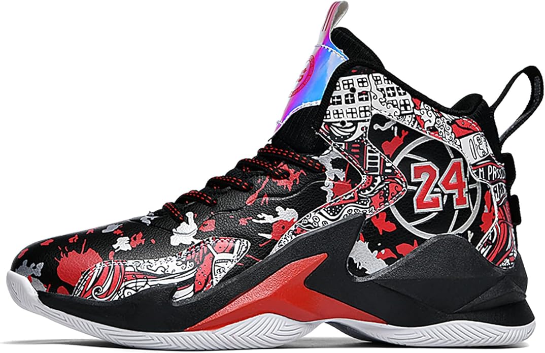 Boys Basketball Shoes Breathable Indoor Athletic Shoes Youth Outdoor Fashion Sneakers Comfortable Basketball Shoes for Girls