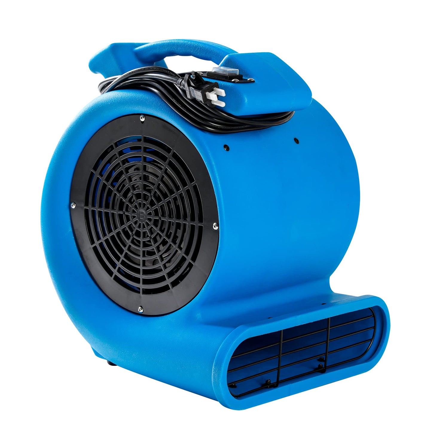 Mounto 1/2hp Air Mover Floor Drying Blower Fan - Powerful 1/2HP Motor Carpet Dryer, 2200 CFM Air Flow, Lightweight Design, 2-Speed Settings for Drying, Cooling & Circulation