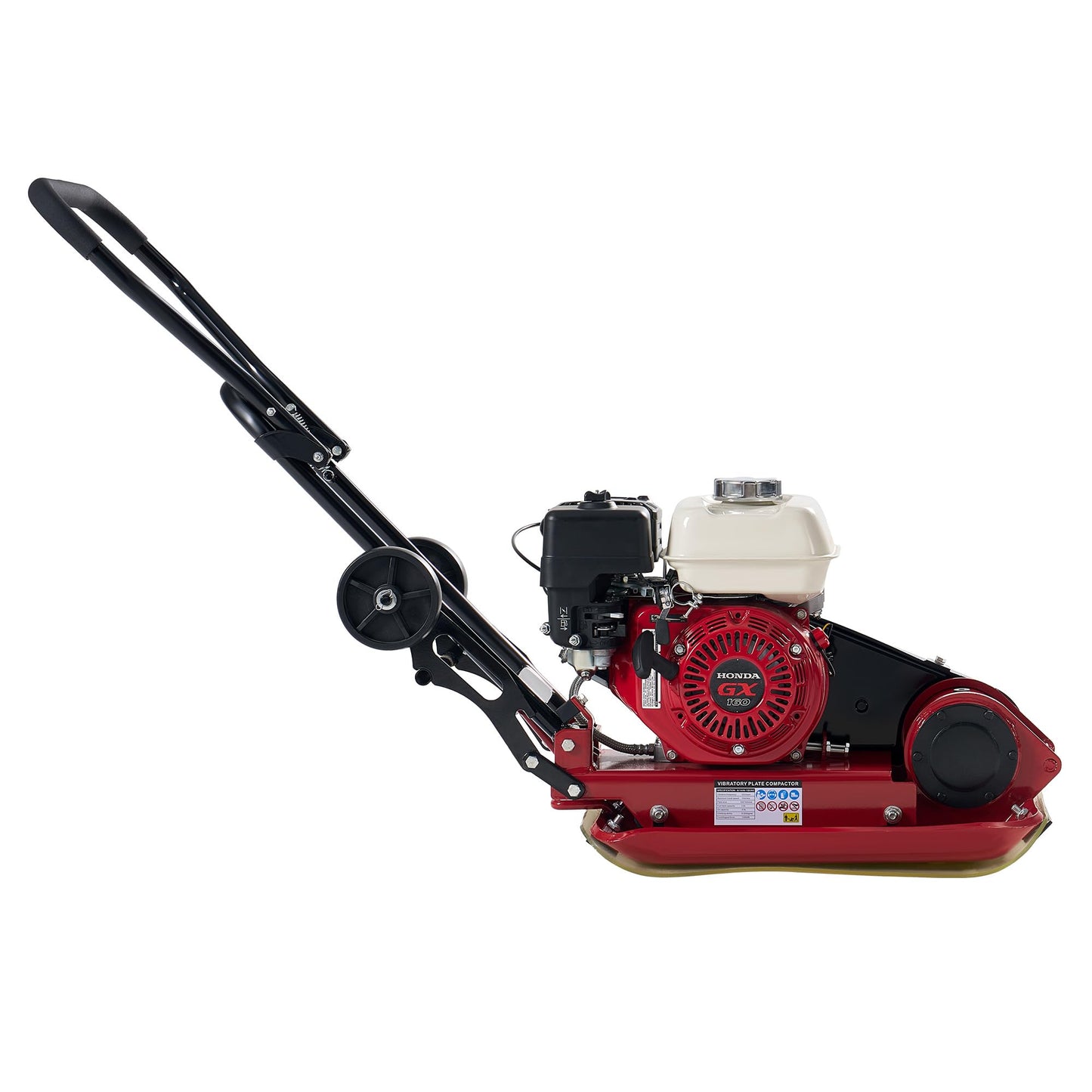 Albott 21" x 17" Plate Compactor, 5.5 HP 196cc Engine with Compactor Pad, 5500 VPM 2922 lbs Compaction Force, Compaction GX160 Engine