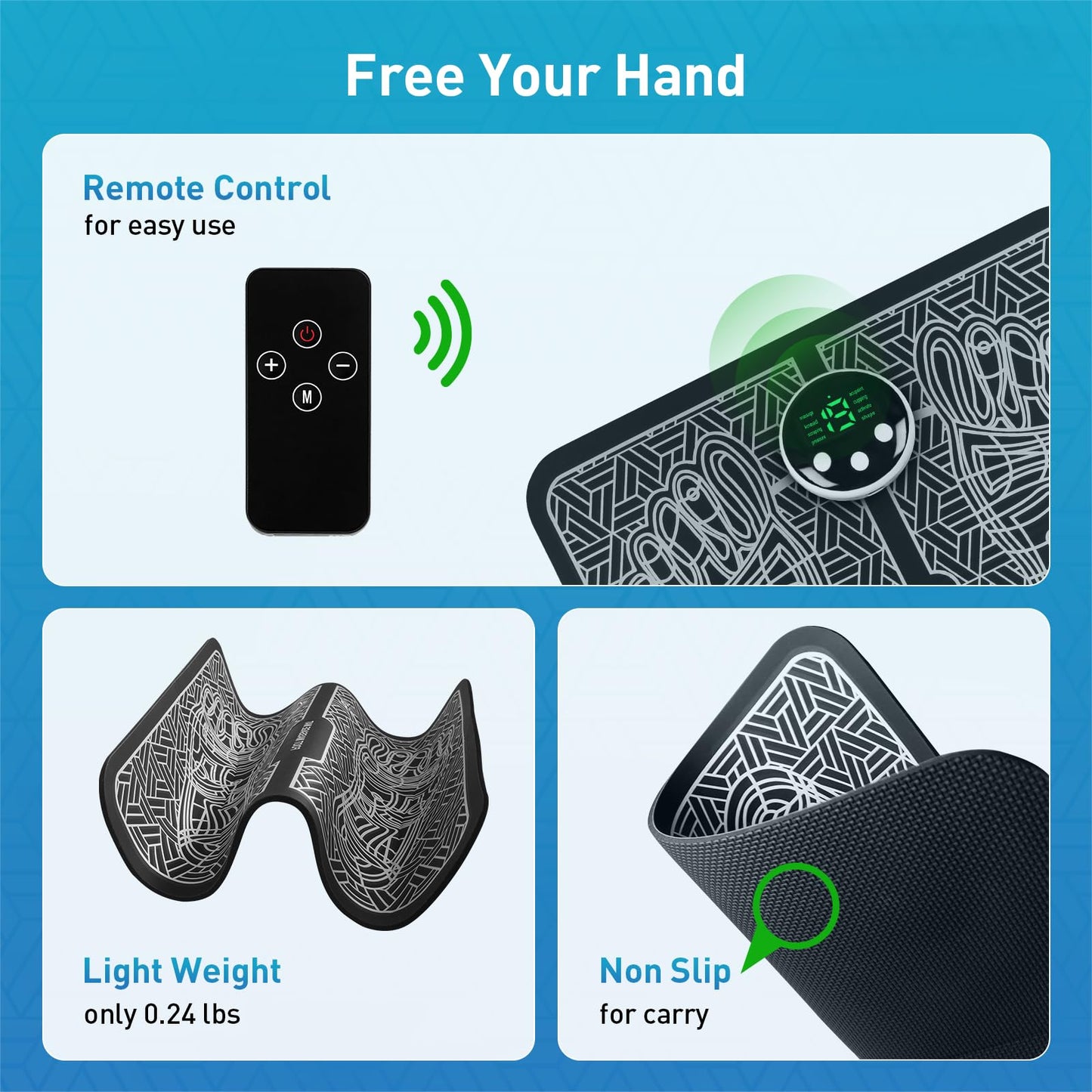 Phixnozar Foot Massager Mat-2X-Large