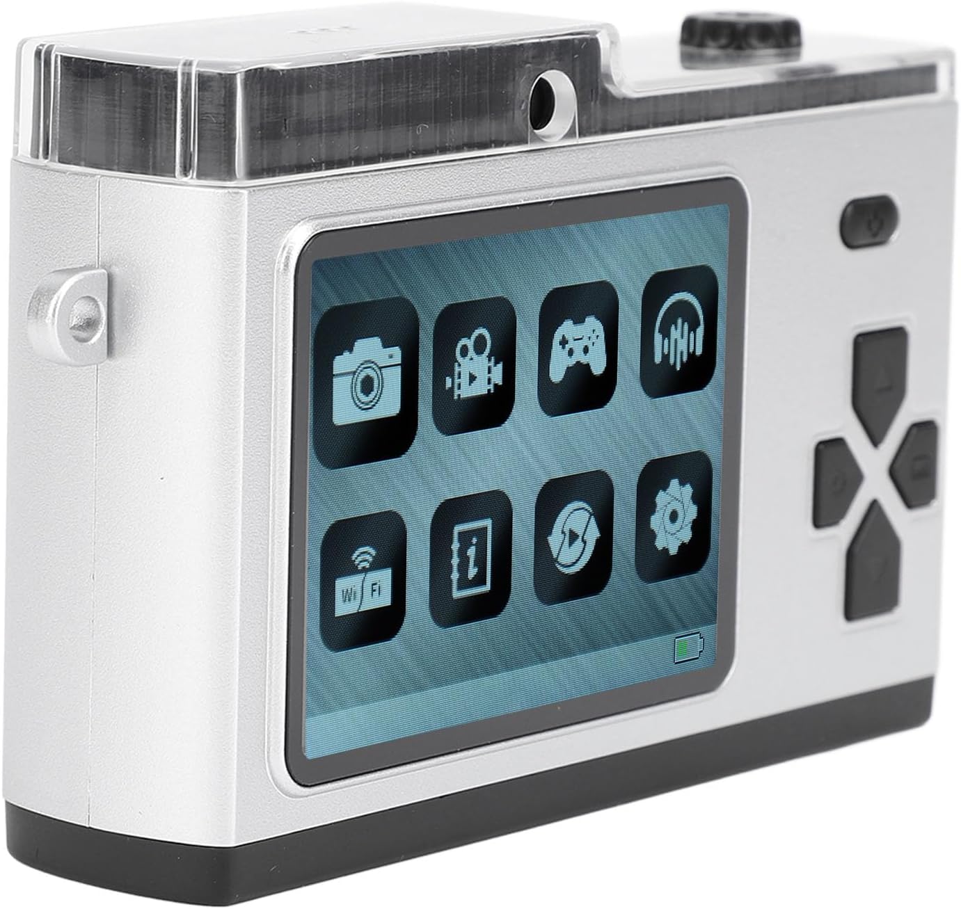 48M 1080P 8X MP3 Retro Compact Digital Camera Zoom with Playback Filters Frames Screen for Photography Enthusiasts