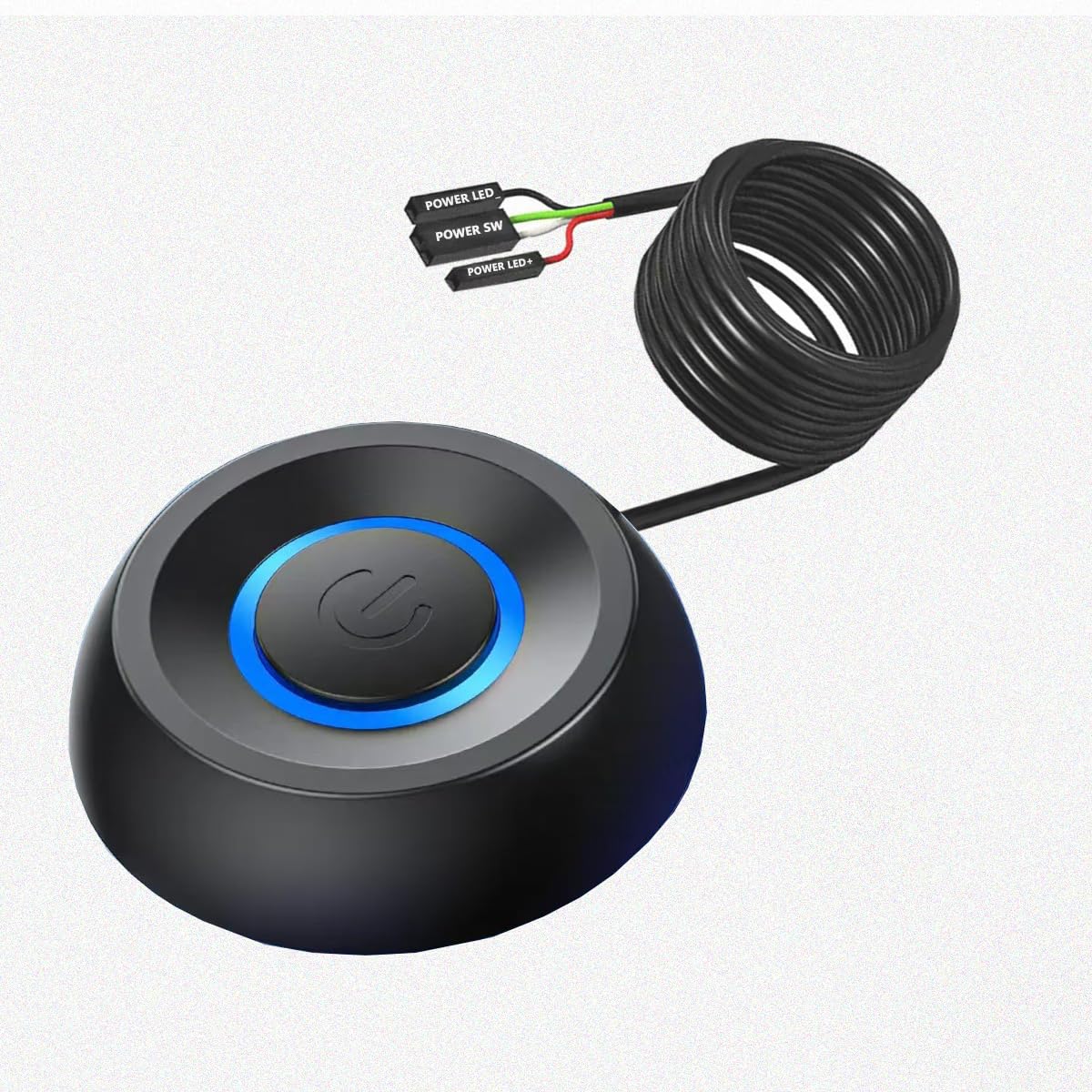 Generic 1.8m TUMASTER PC Power Button Desktop PC Computer Case Power Switch On Off Key HDD Push Computer Host Button