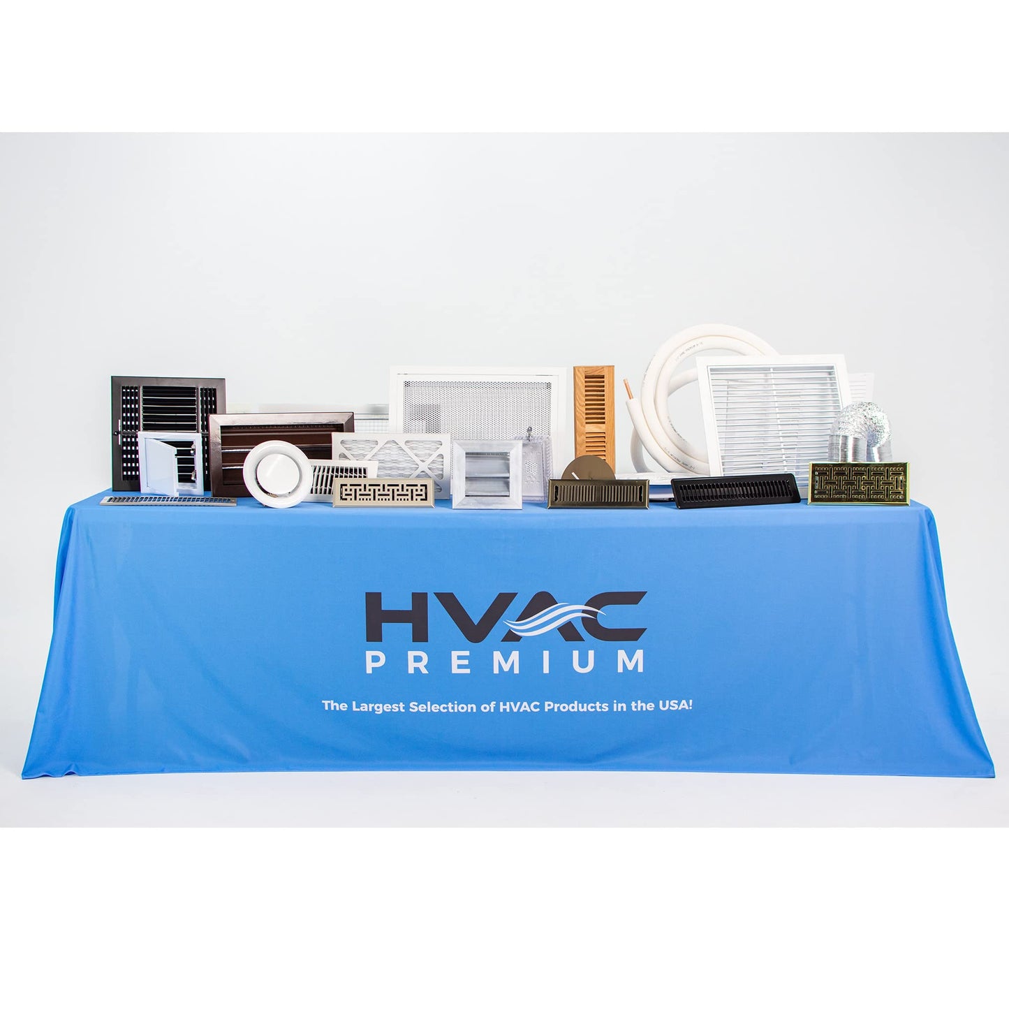 HVAC Premium 18'' x 24'' [Duct Opening] Flat Stamped Steel Return Air Grille - Sidewall and Ceiling - HVAC Vent Duct Cover - Brown [Outer Dimensions: 19.75''w X 25.75''h]