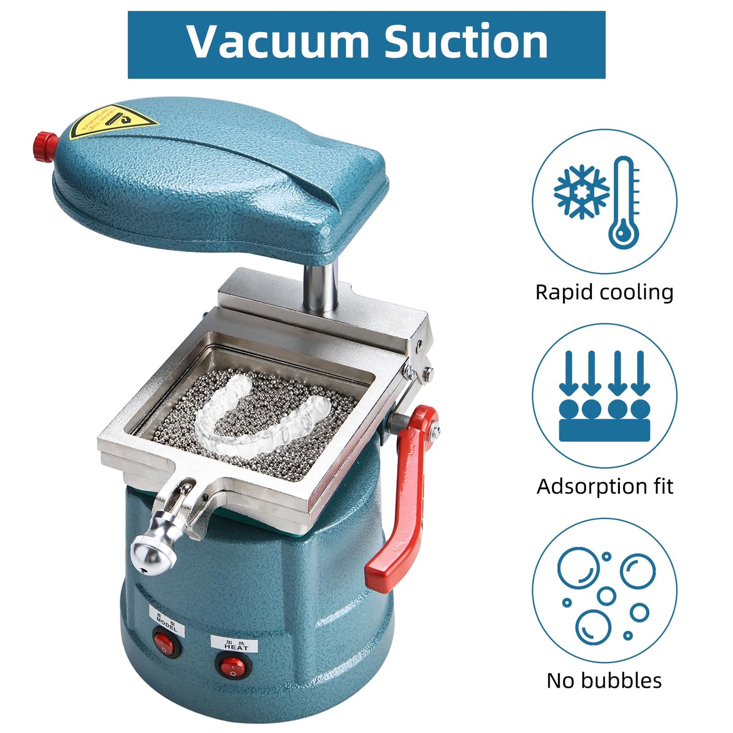 Vacuum Forming Machine Power Former Heat Molding Tool w/Steel Balls Lab Equipment