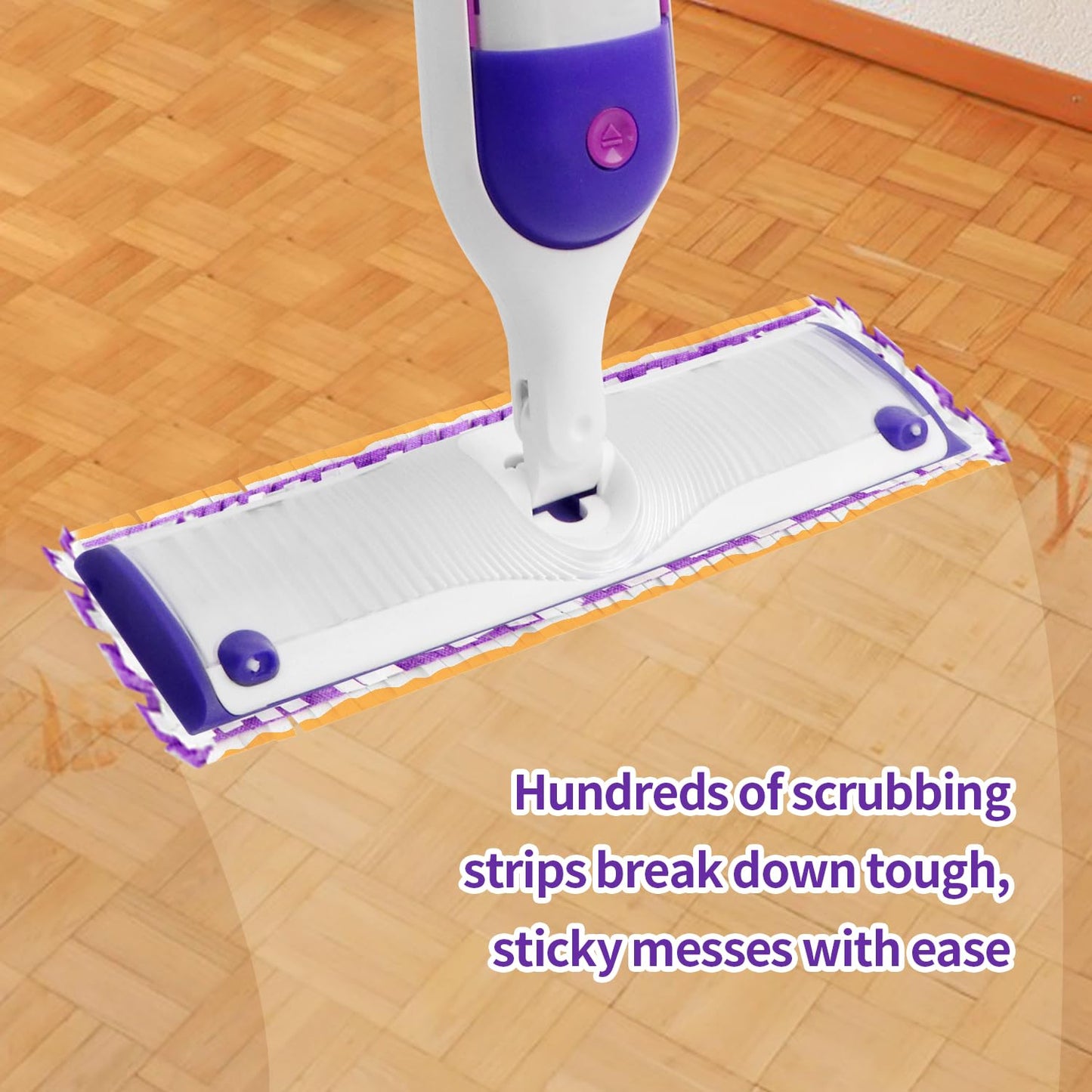 Vowanop Power Mop Pads Compatible with Swiffer Power Mop, Disposable Mopping Pads Refills for Cleaning Multi-Surface Wood Floor Replacement Pads, 10 Count