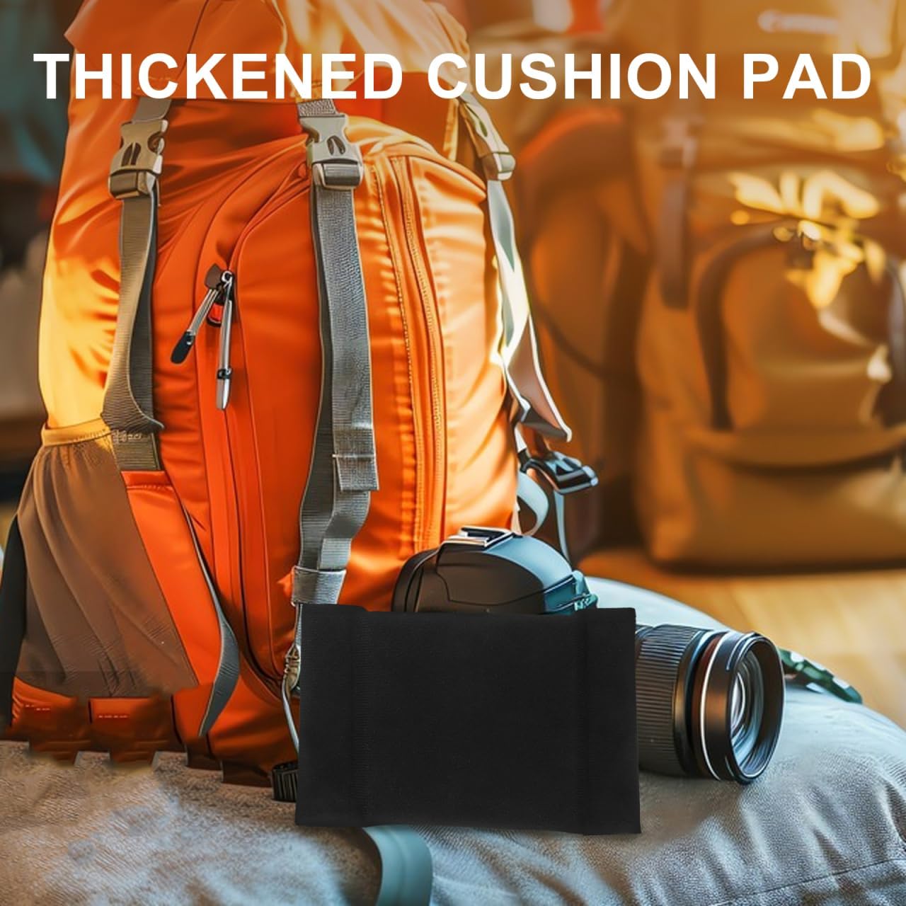 5.51X3.77X0.55In KICHOUSE Camera Bag Divider Insert Padded Organizer for Dslr Mirrorless Cameras Lens Compartments