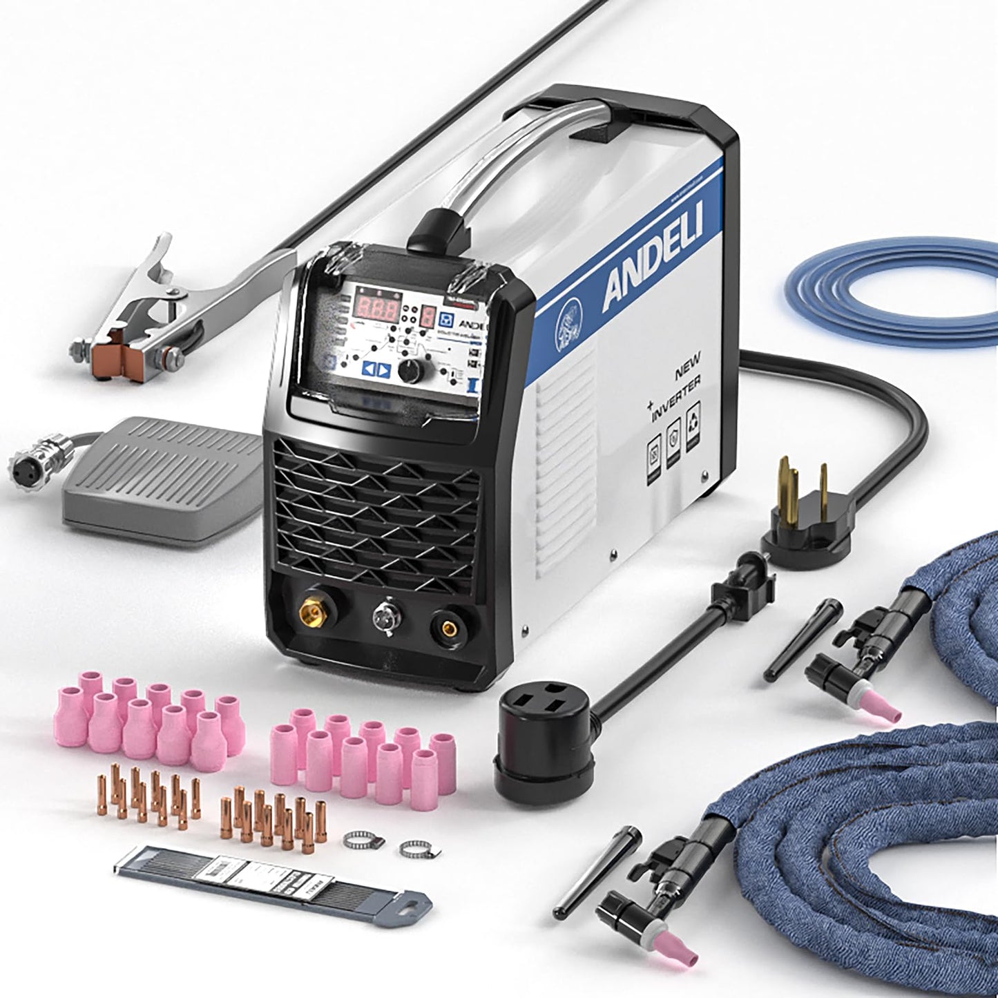 ANDELI 110/220V Cold Welder TIG Welding Machine with Cold/Hot/TIG Pulse MOS Tube Cold Welding Machine TIG-250MPL