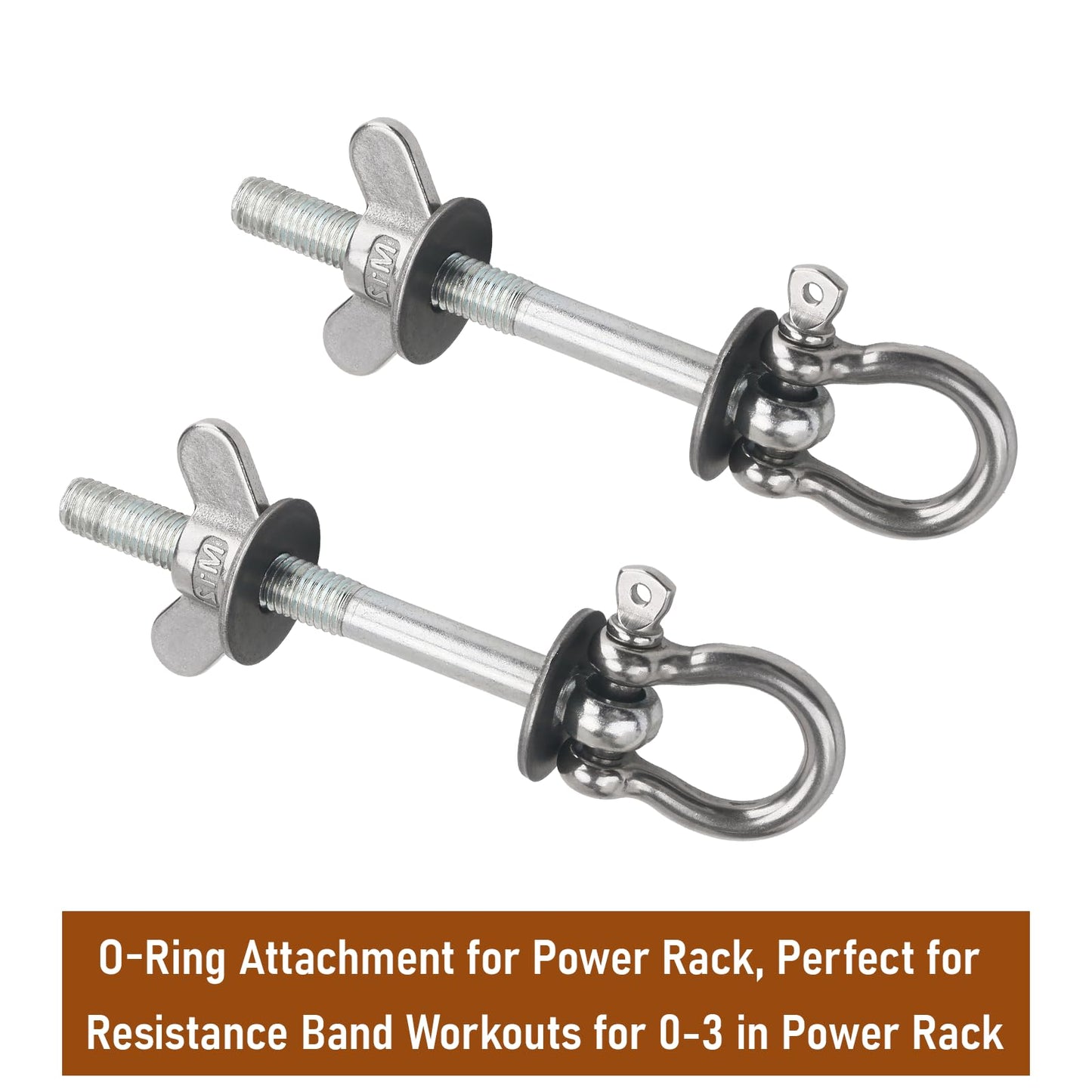 Txdiyifu Band Pegs for Power Rack - Resistance Band O-Ring Squat Rack Attachments (2 Pack) - Versatile Gym Equipment