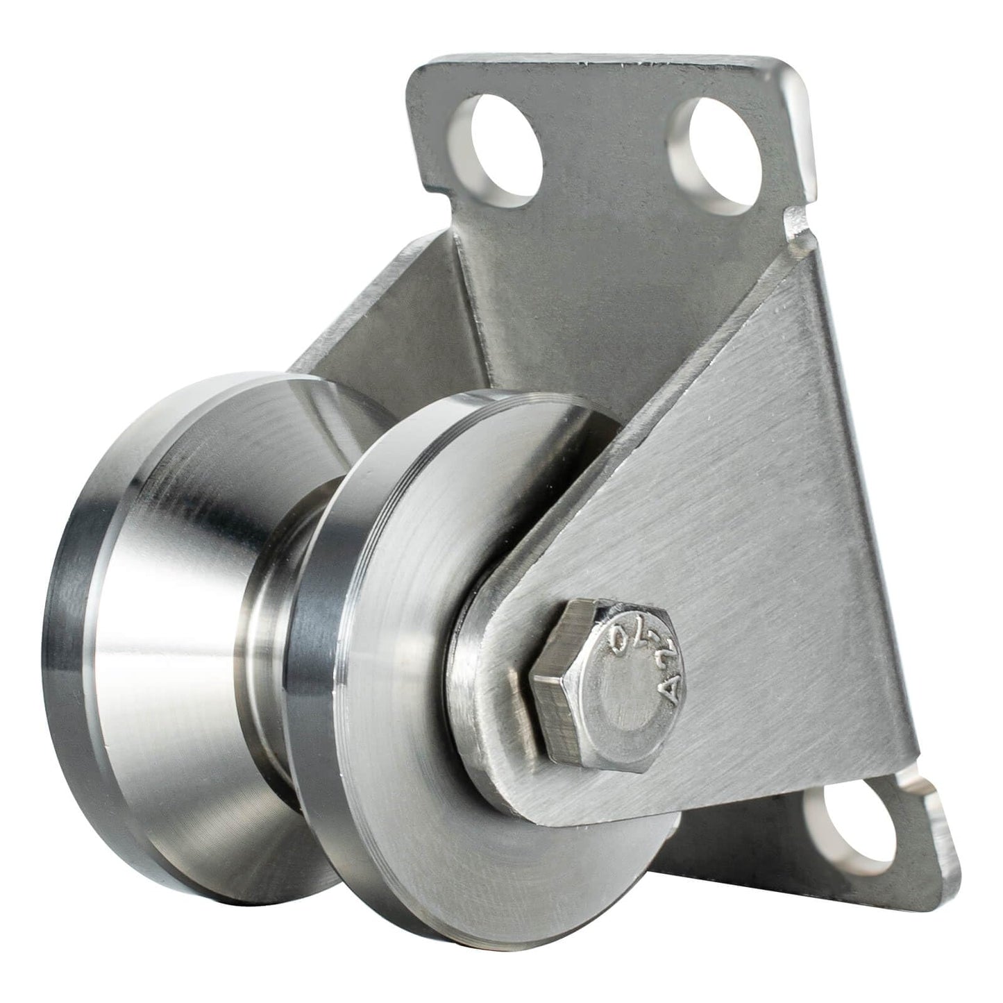 SHINICO 32mm Cable Pulley Wheel Wall Mount, Bearings Inside, V Style Stainless Steel Rope Pulley for Pulley System, Sliding Gate 1Pcs