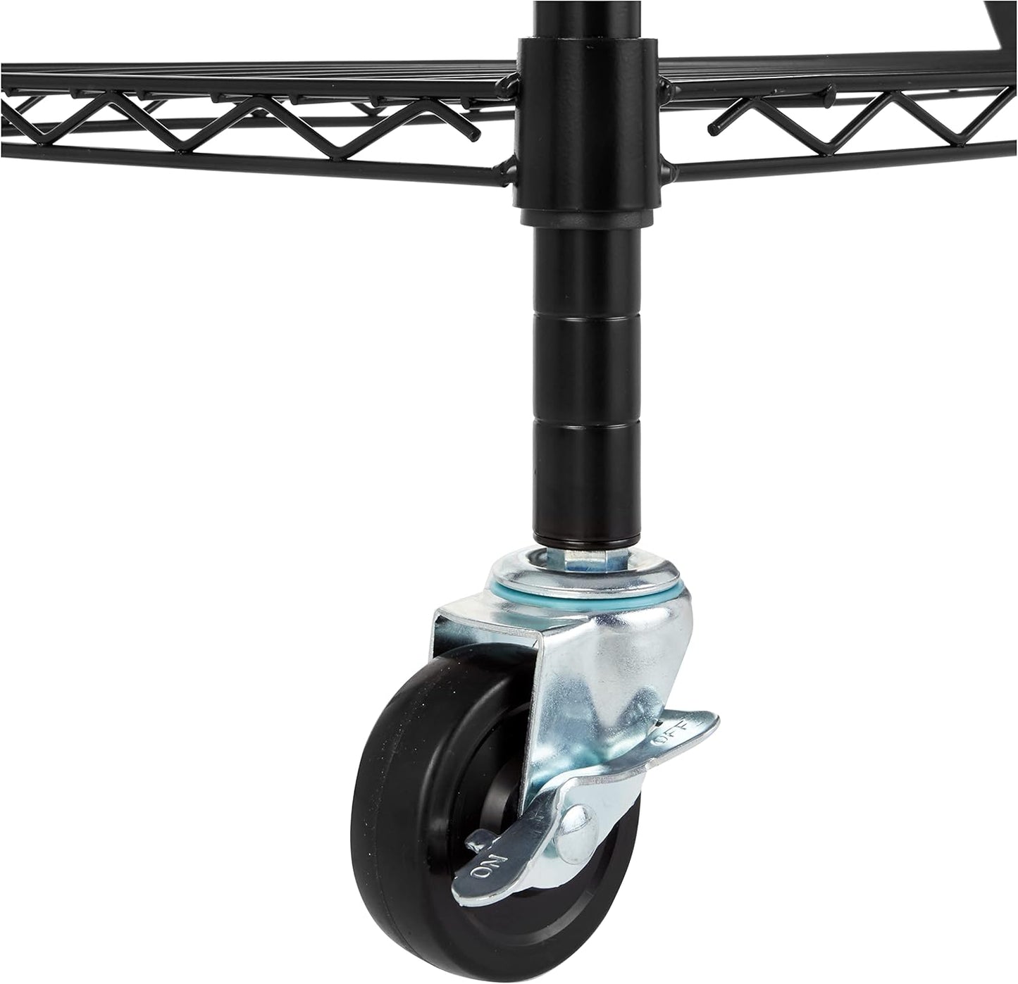 Wheels, 300 lbs Per Shelf, Black, 30" x 14" x 64.75