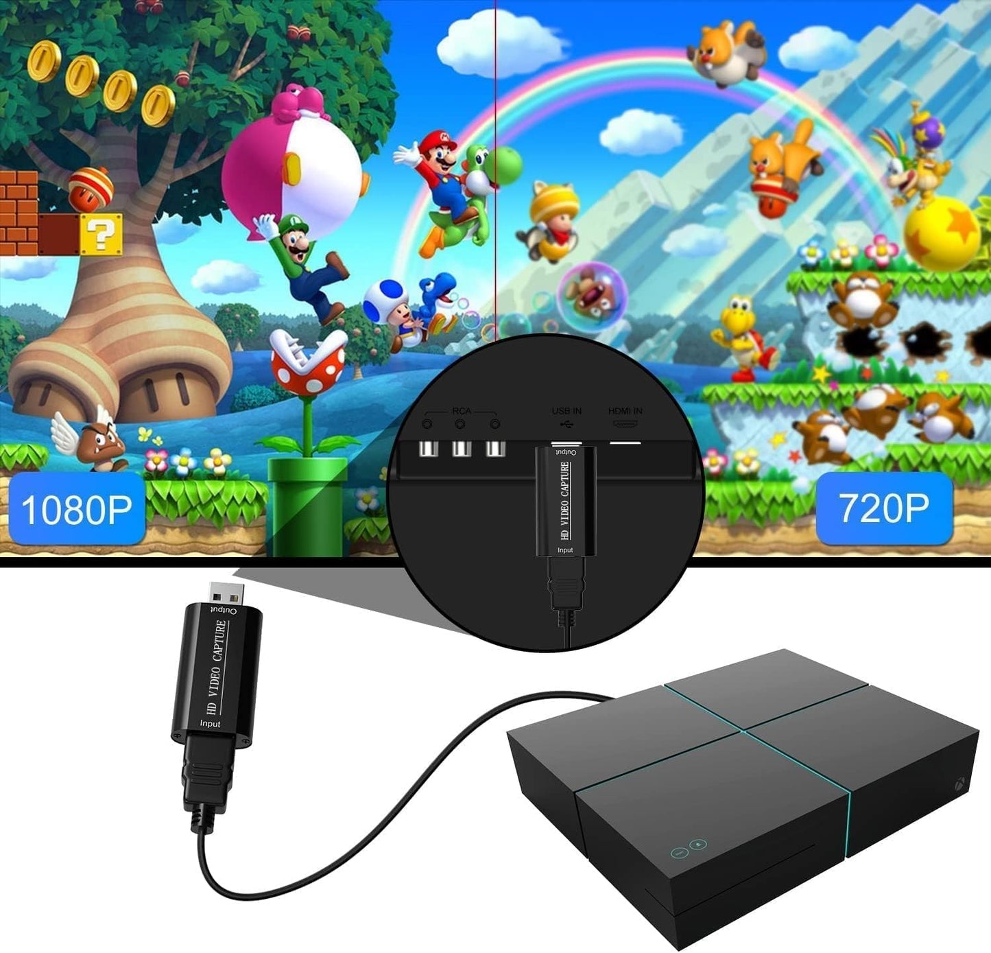 Cassette MP3 10/8.1/8 7 USB Audio Capture Card Grabber for Vinyl Tapes to Digital Converter, Support Mac & Windows / /