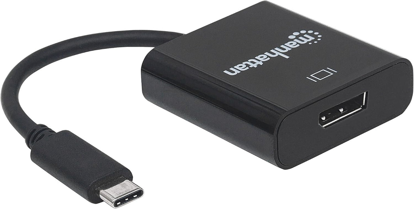 3.1 MANHATTAN Super High Speed USB Type-C-DisplayPort Converter Connector/Converter Black