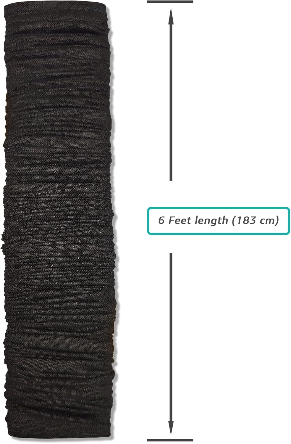 2 6 Pcs Fabric Cord Cover & Chandelier Chain Cover Each Feet Long, Easy to Install, Ideal for Chandeliers, Lighting