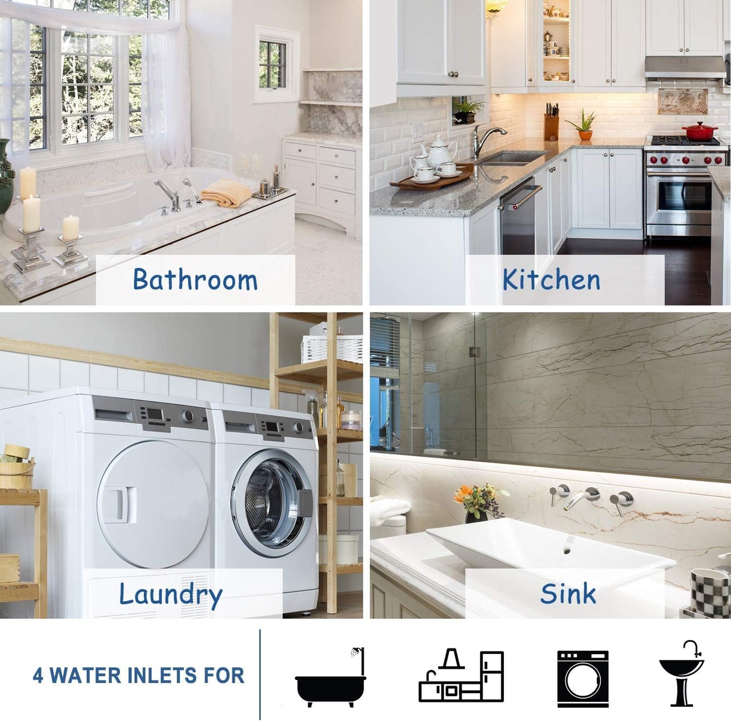 Upflush Macerating Toilet System – 21" ADA Compliant Tall Toilet with Macerator Pump Durable Copper Grinder with 4 Inlets for Basement Kitchen, Shower, Sink & Laundry, Extension Pipe Included