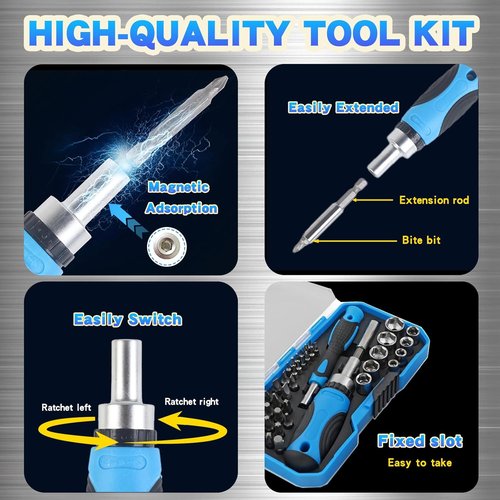 **Tool Advent Calendar 2025 - 44-Piece Precision Tool Set with Storage Case | Perfect Christmas Countdown for Mechanics**