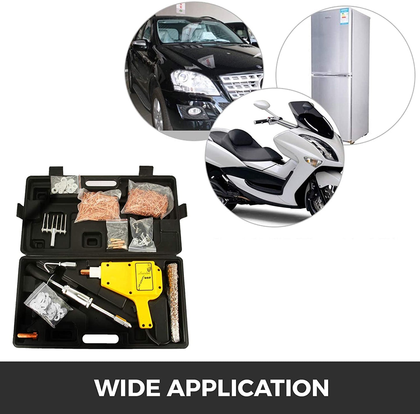 Flieeya 800VA Stud Welder & Dent Puller Kit with Slide Hammer, 110V Spot Welding Machine for Professional Auto Body Repair 5500